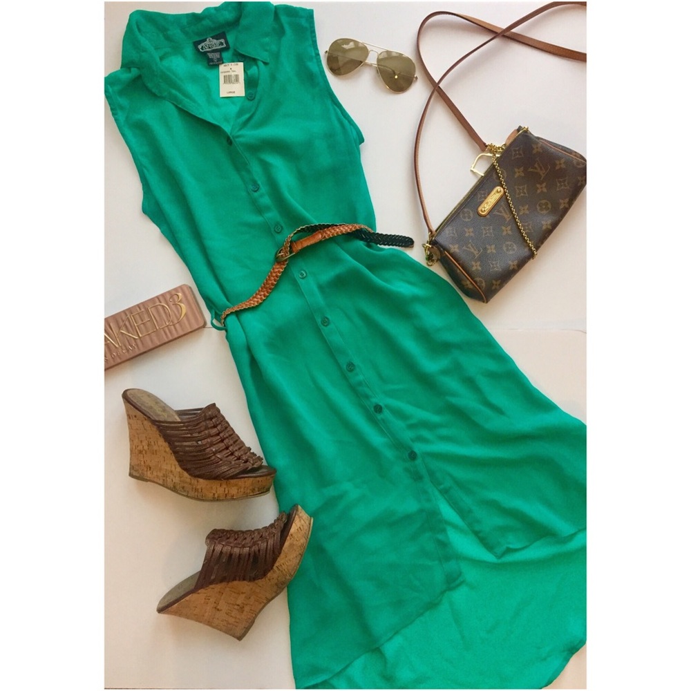 NWT Teal Green Dress